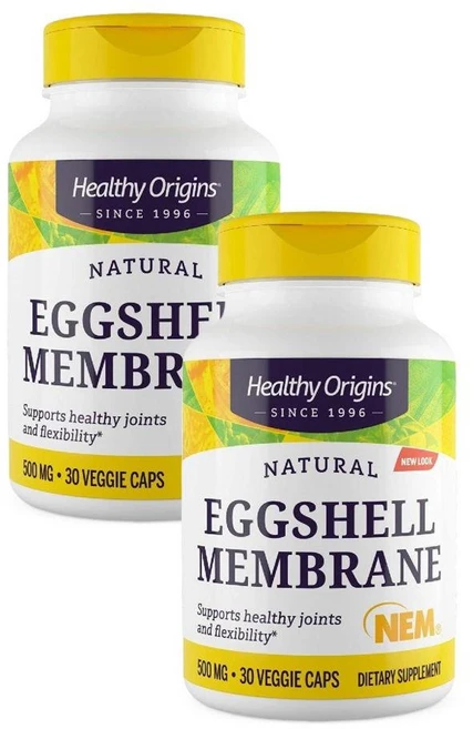 Healthy Origins 천연콜라겐 난각막 멤브레인(NEM) 500mg 베지 30캡슐 2개, 30정 - 쿠팡