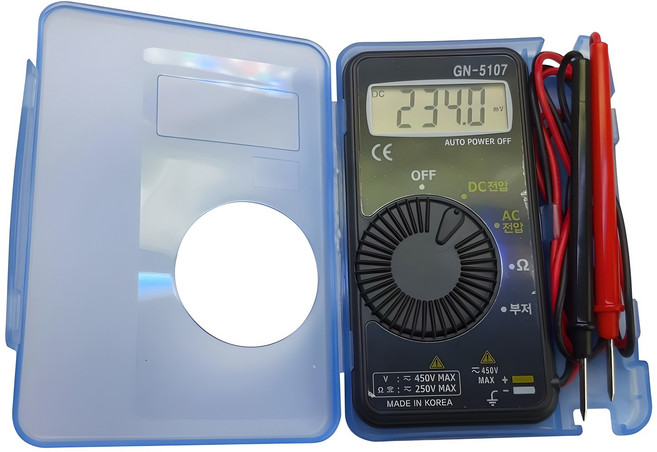 근풍전자계측 GN-5107 국산 포켓 테스터기, 1개