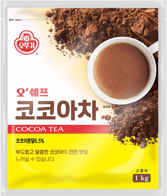 오뚜기 오쉐프 코코아차, 1kg, 1개입, 3개