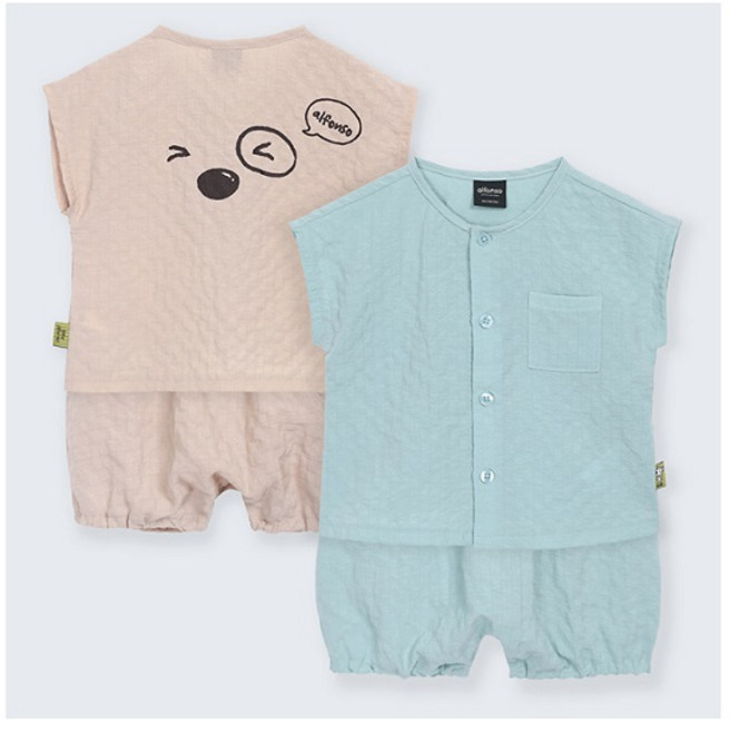 여름)베이지쭈구리상하(베) 80호