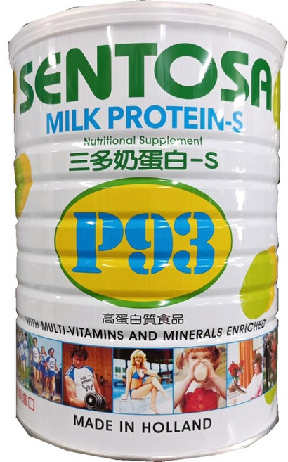 SENTOSA 三多奶蛋白-S P93 高蛋白營養補充品 多種維生素礦物質 荷蘭製造, 500g, 1罐