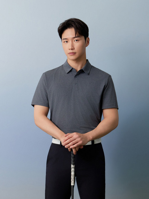 볼빅 10%다운로드쿠폰 남성 멜란지 냉감 제에리 반팔 티셔츠(ON) VOTSP475_MG