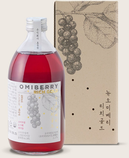 오미베리 리치골드 480ml, 1개, 1개입