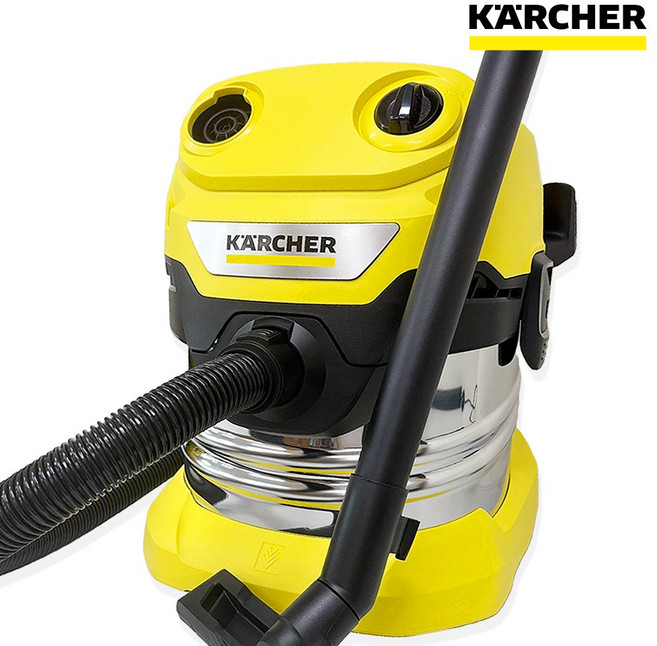 25년형 신제품 블로우기능 탑재 카처 WD4 V 건습식 업소용 가정용 진공청소기 20L, 카처 WD4V, 혼합 색상