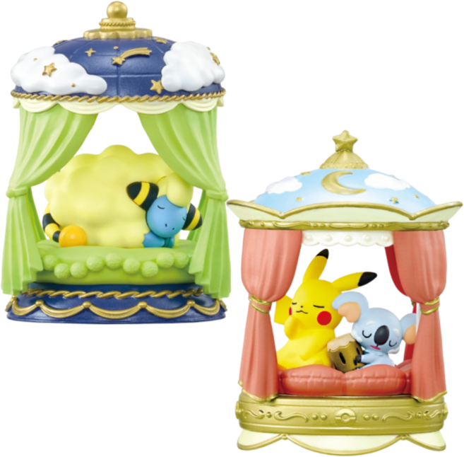 포켓몬스터 피규어 나이티 나이트 피카츄 자말라 메리프, 1개