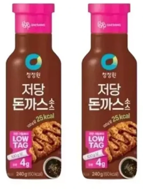 청정원 저당 돈까스소스 240g 2개, 1개
