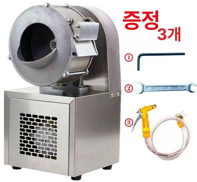 생강갈이 감자전 강판기계 전동 쌍전극 으깨기 연삭기, 1개, 전기 채썰기 6.0mm A