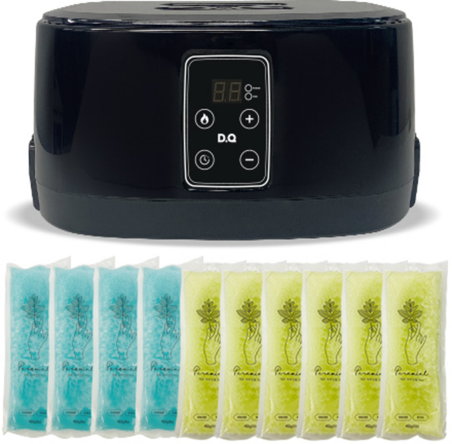 [블랙프라이데이특가/왁스10개] 파라디큐 촛농 촛물 테라피 임산부 가정용 파라핀치료기 아님 손파라핀 파라핀기계 베스 추천 욕조 용해기 파라디큐 1세트(멘톨4+쿨파스6), 1세트