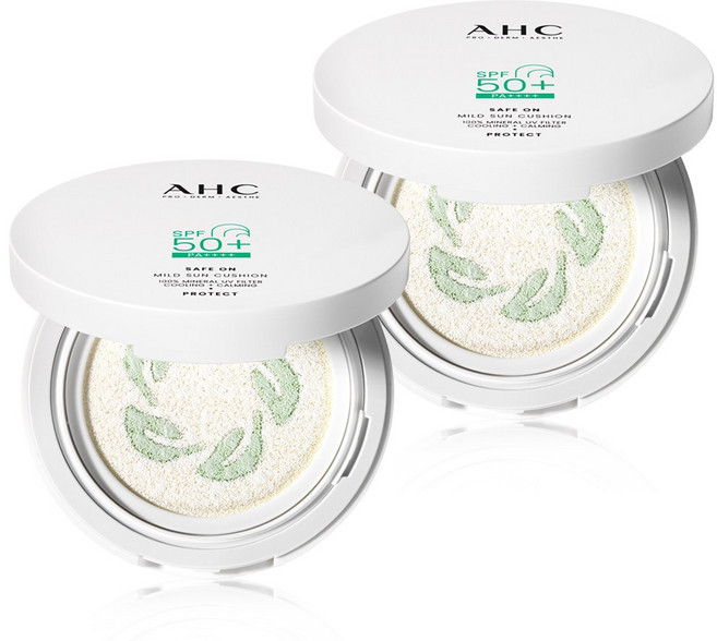 4위 - AHC 세이프온 마일드 선쿠션 SPF50+ PA++++, 25g, 2개