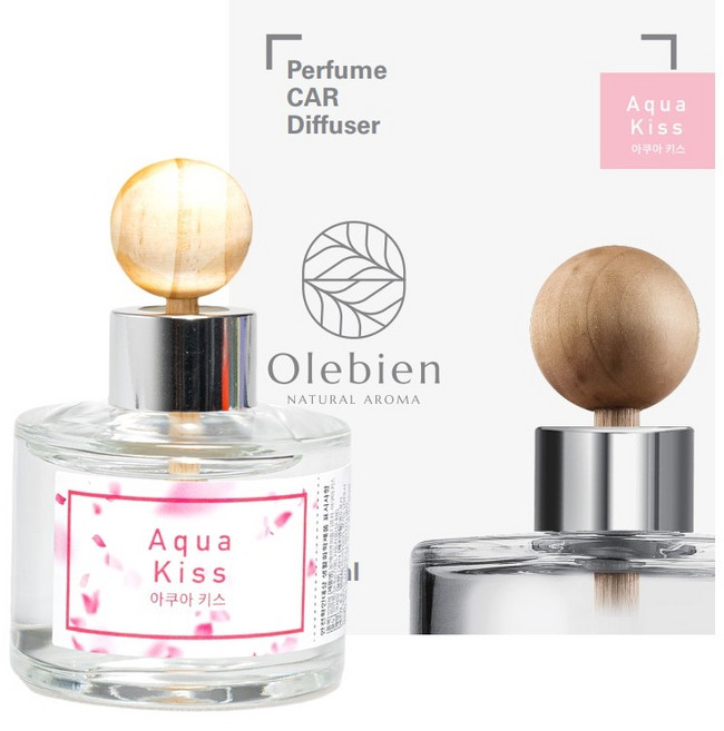 HT 올레비엔 퍼퓸 카디퓨저 120ml, 3개, 아쿠아키스 014334