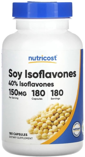 Nutricost 대두 이소플라본 150mg 캡슐 180정, Nutricost대두이소플라본150mg캡슐180정, 1개 - 쿠팡