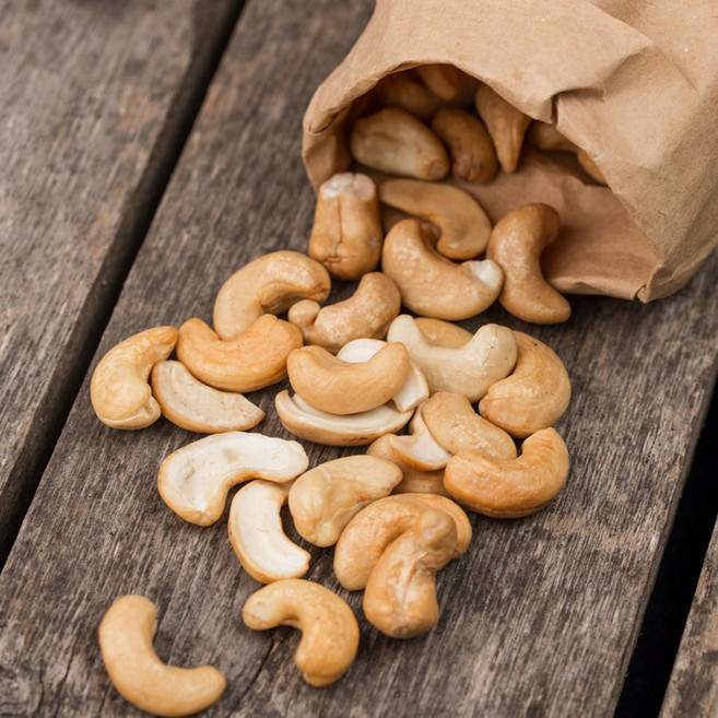 볶아서 더 고소한 구운 캐슈넛 ROASTED CASHEW NUT 100%, 3개, 1kg
