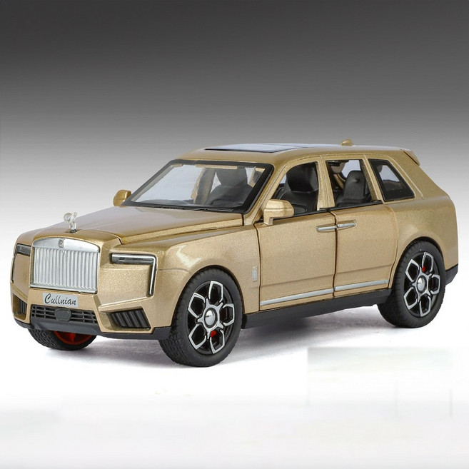 비브랜드 롤스로이스 컬리넌 Cullinan 2025 SUV 1대32 1:32 자동차 미니카 모형 다이캐스트, 골드