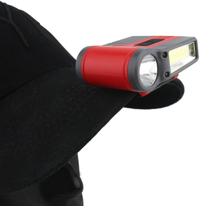 보급창고 충전식 낚시용 모자 라이트 헤드랜턴 캠핑