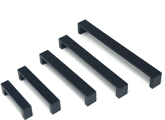 인라이프 체어맨 2구 가구 인테리어 손잡이, 블랙 P96mm