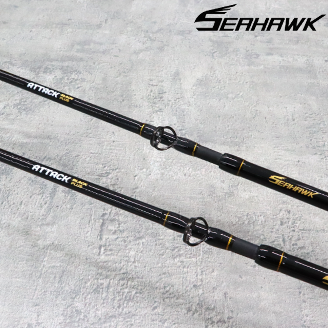 씨호크 어택 블랙 플러스 선상 광어 우럭 농어 다운샷 외수질 참돔 타이라바 낚시대, 170L/MHB, 혼합색상