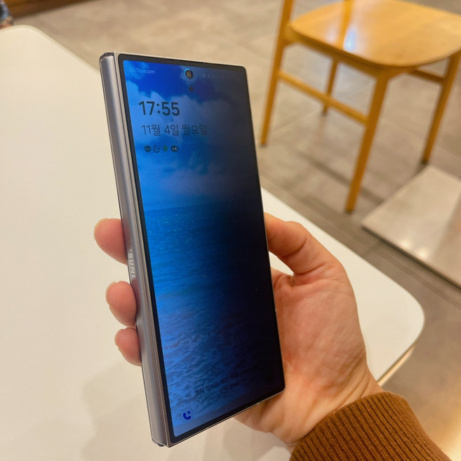 갤럭시 폴드7 6 SE 5 4 3 사생활 프라이버시 정보보호 액정보호필름 2매, 2개