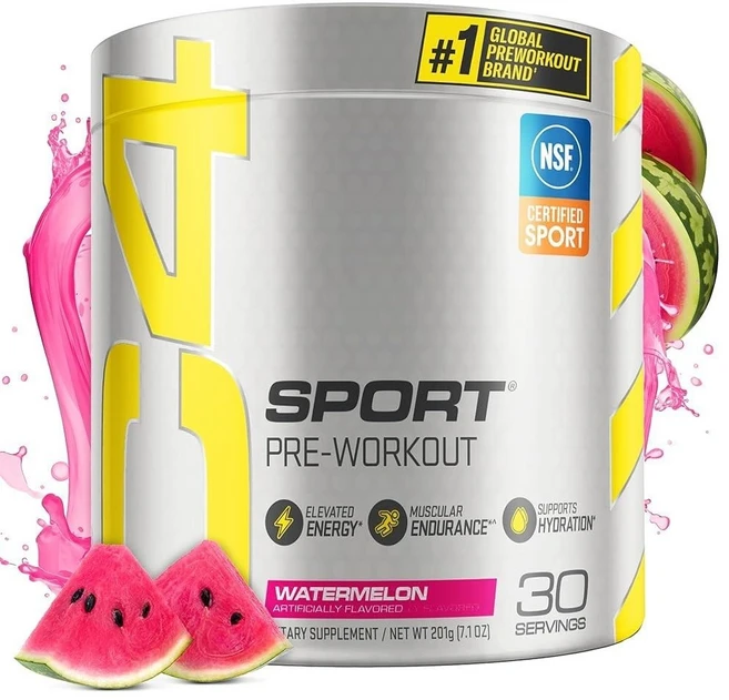 셀루코어 Cellucor C4 스포츠 프리 워크아웃 파우더 보충제, 201g, 수박, 1개 - 쿠팡