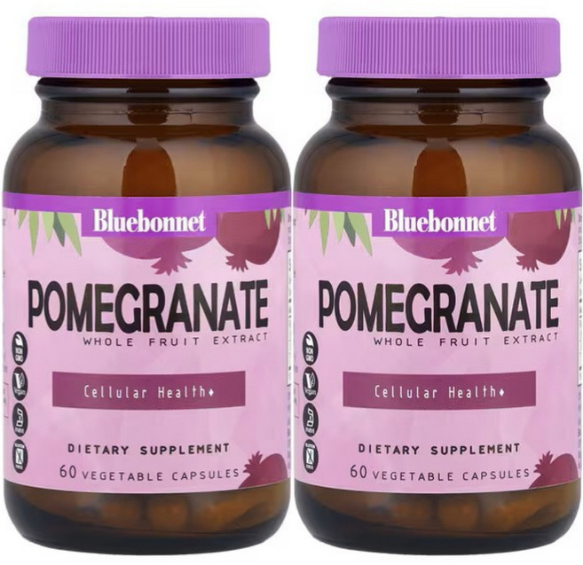 블루보넷 뉴트리션 슈퍼푸룻 석류 통과일 추출물 베지 캡슐 60정, 2개
