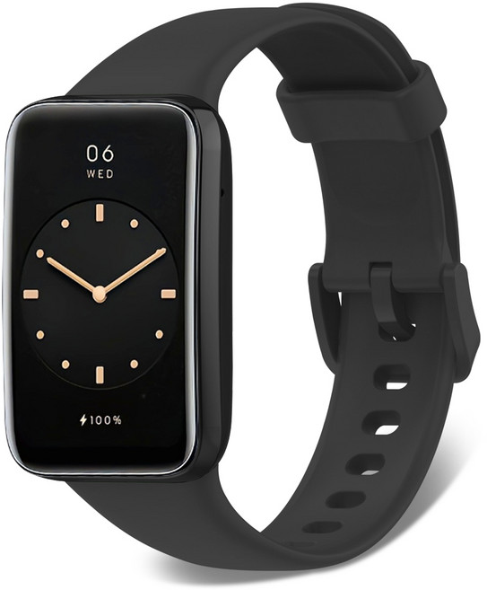 더조은셀러 샤오미 레드미 호환 마일드 밴드 스트랩, 미밴드7 프로 - 블랙