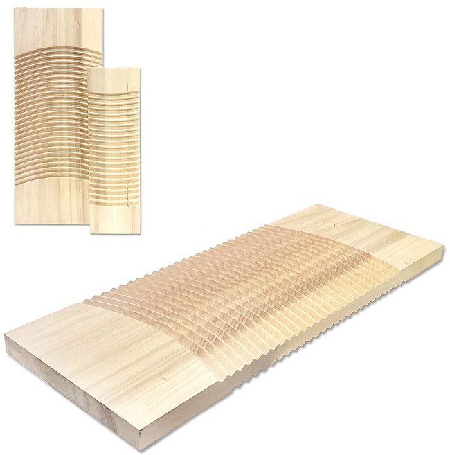 2size 나무 빨래판 ( 애벌 양말 속옷 손빨래 전통 손세탁 다용도 원목 발지압 세탁용품 전통체험 민속용품 )