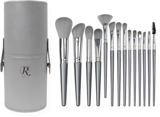 낭만픽 소프트모 메이크업 브러쉬, 1개, 실버