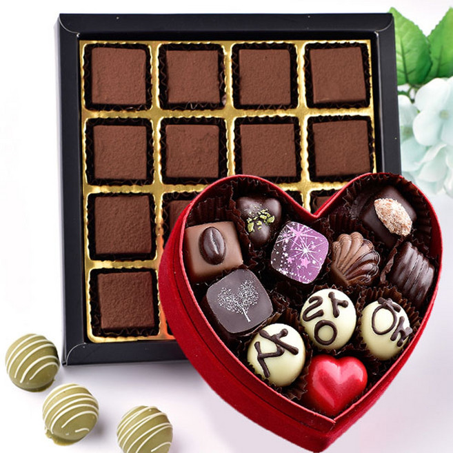 감동하트 수제 초콜릿 사탕 보다 고급 화이트데이 선물 세트, 1세트