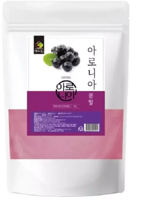 아로니아 분말 1kg 아로니아가루 아로니아분말 아로니아원액 동결건조 건강식품 선물용, 1개