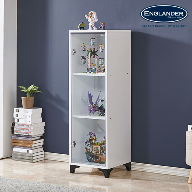 잉글랜더 드림 400 3단 강화유리 장식장, 오크