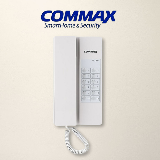 COMMAX 코맥스 모자식 아날로그 인터폰 TP-12RM 12회로, 설치안함