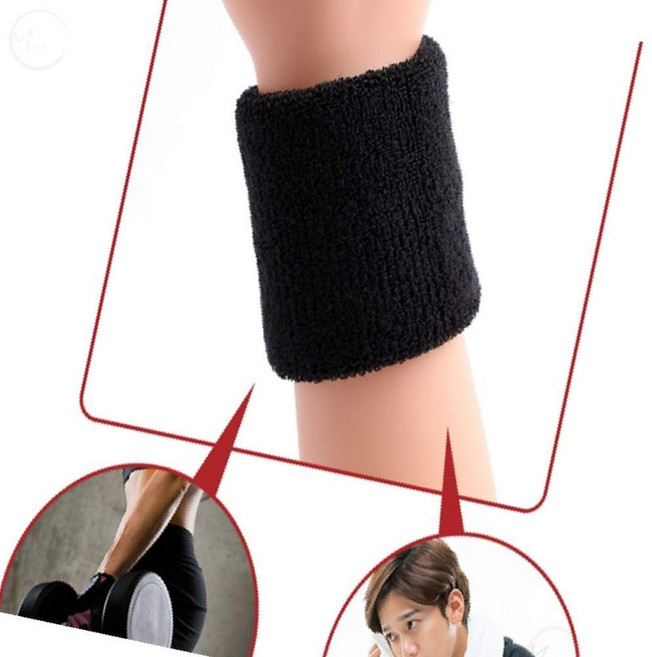 해들소다추천샵 스포츠 손목밴드 블랙 스포츠손목아대