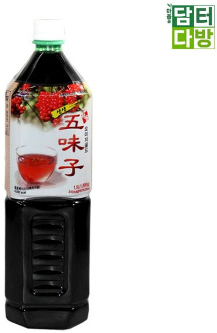 청솔 오미자 원액 발효 엑기스 진액 오미자 원액 액기스 선물용 홈카페 전통차 농축액 베이스 과일 건강 웰빙, 1개, 1.5kg, 1.5L