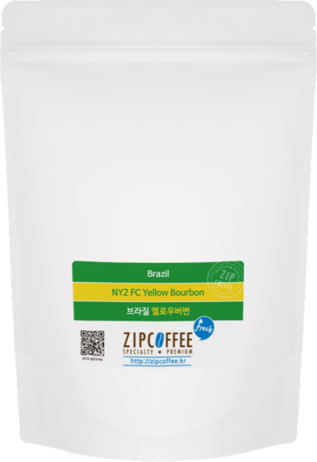 브라질 옐로우 버번 고소하고 부드러운 당일로스팅 원두 커피, 홀빈, 500g, 1개