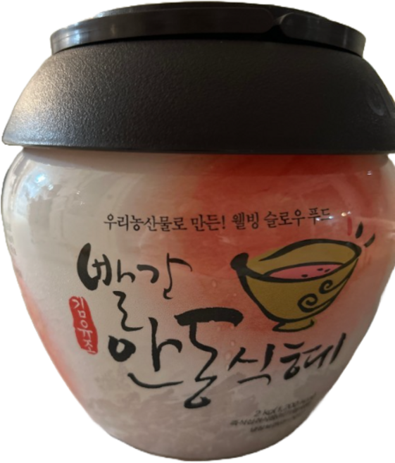 빨간 안동식혜, 3개, 2kg