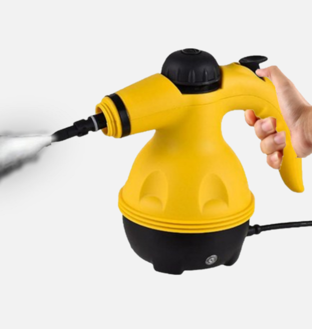 휴대용 고온 스팀 고압 핸디 청소기 강력 살균기 스티머, EU, 220V, 노란색, EU, 220V