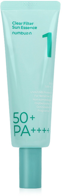 넘버즈인 1번 청초 진정맑은 물막선크림 SPF50+ PA++++, 50ml, 2개