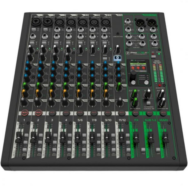 USB Onyx Mic 프리앰프 GigFX 이펙트 엔진 및 블루투스가 포함된 Mackie ProFX6v3 6채널 프로페셔널 아날로그 믹서, FX+ (Bluetooth), 12-Channel