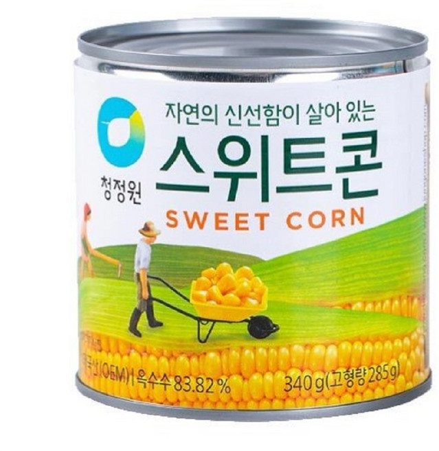 청정원 스위트콘 통조림, 340g, 1개