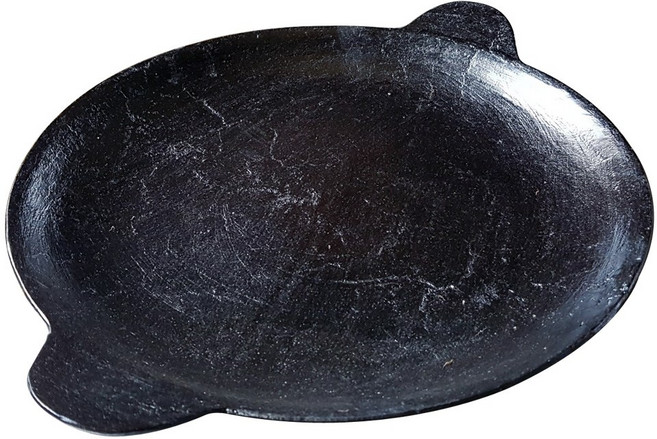 야철대장 전통방식 길들인 인덕션겸용 무쇠 주물 후라이팬 손잡이30cm 33cm 국산, 1개, 무쇠후라이팬(중)33cm