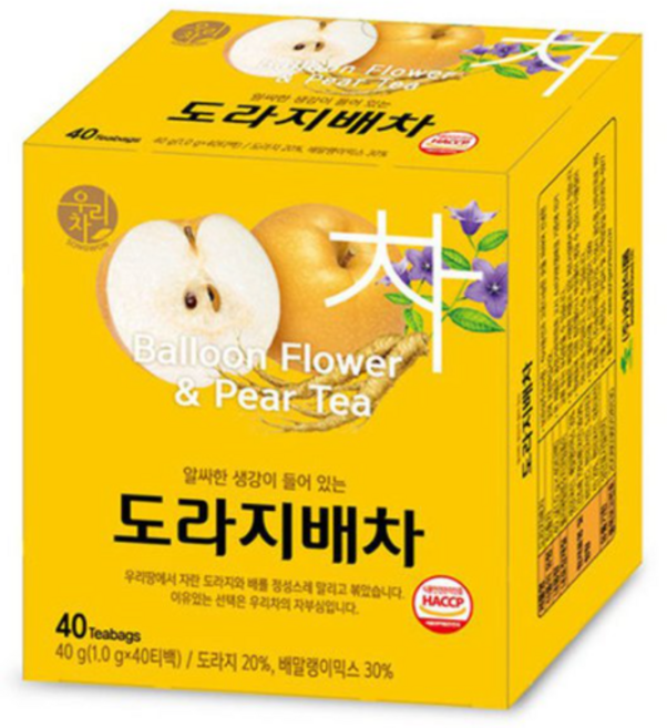 우리차 도라지배차, 1g, 40개입, 2개