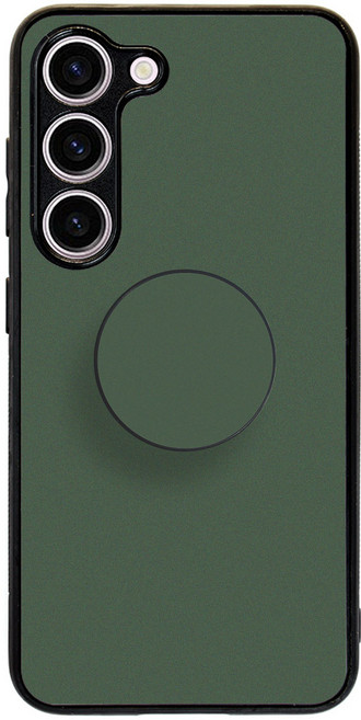 투유모바일 갤럭시 S23플러스 34색 감성 컬러 범퍼 케이스 + 동일색상 손잡이톡 세트 S916