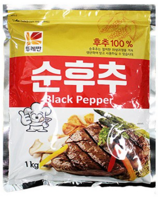 뚜레반 순후추, 1kg, 5개