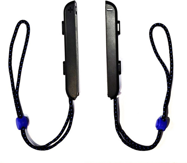 GAMINJA 2Pcs 게임 패드 손목 스트랩 스위치 조이 콘 교체 조이 콘 컨트롤러 손목 스트랩 매는 밧줄 알루미늄 합금 내장, 1)Purple, 1개