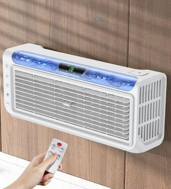 무타공 벽걸이형 선풍기 서큘레이터 리모컨 주방선풍기 벽부착 욕실