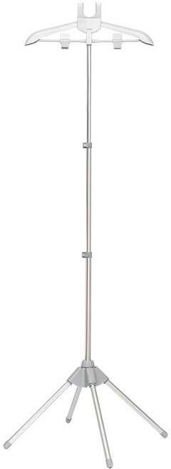 JINGHENG 접이식 스팀다리미 행거 다리미판 이동식 높이조절 스탠드 옷걸이 거치대 입식, 화이트