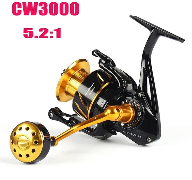 제작 Lurekiller 메탈 바디 스피닝 릴 지그 Salti CW3000400040005000500060001000010000, 01 CW3000