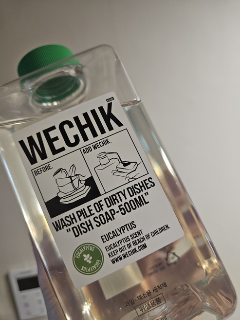 위칙 멀티플 주방 세제 500ml 3개