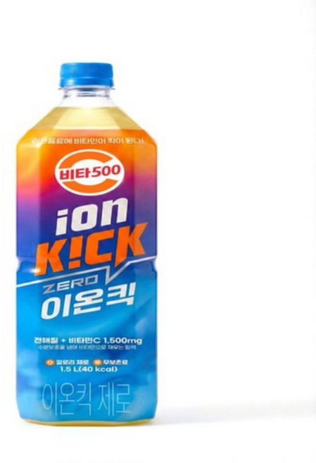 비타500 광동 이온킥 제로 이온음료, 1.5L, 9개