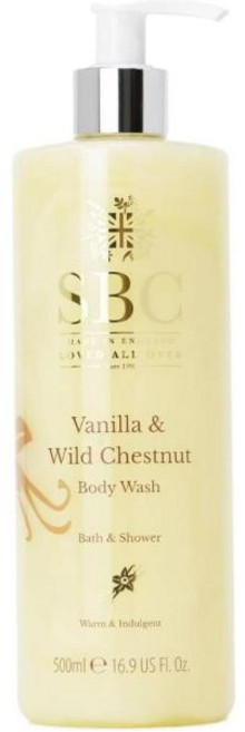 SBC Skincare 바닐라 앤 와일드 체스트넛 샤워 젤 500ml, 1개