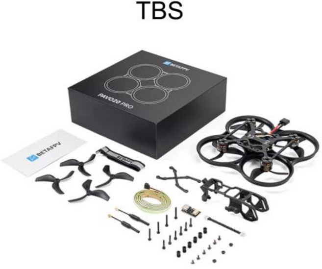 BETAFPV Pavo20 Pro 드론 브러시리스 Whoop 쿼드콥터 비행 카메라 ELRS 2.4G 또는 TBS 수신, 2)TBS Receive